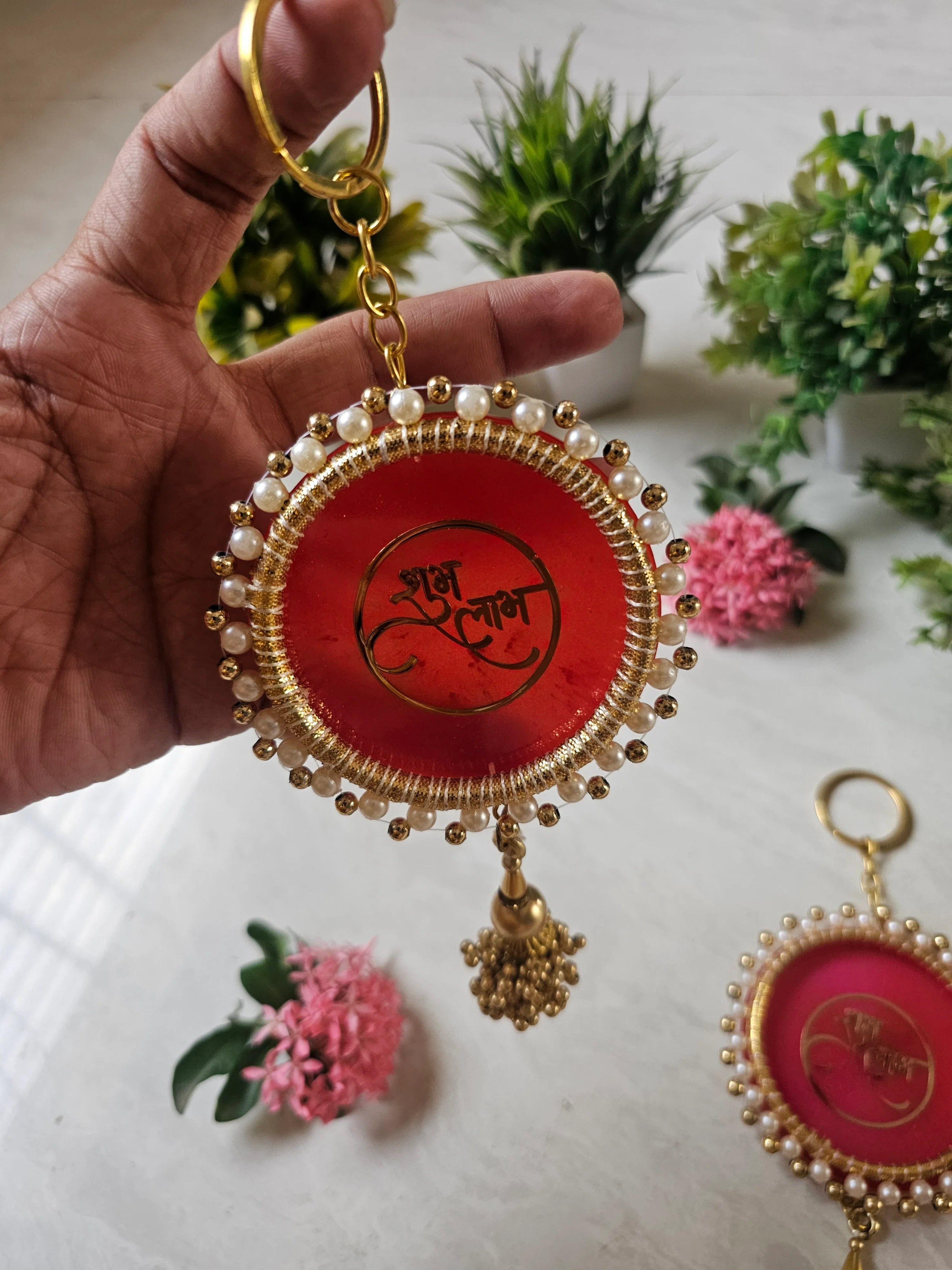 Shubh Labh hanging